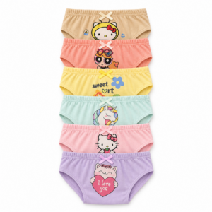 Girls’ Character-Print Briefs - Set of 6