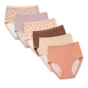 Women’s High Waist Assorted Briefs – 6-Pack